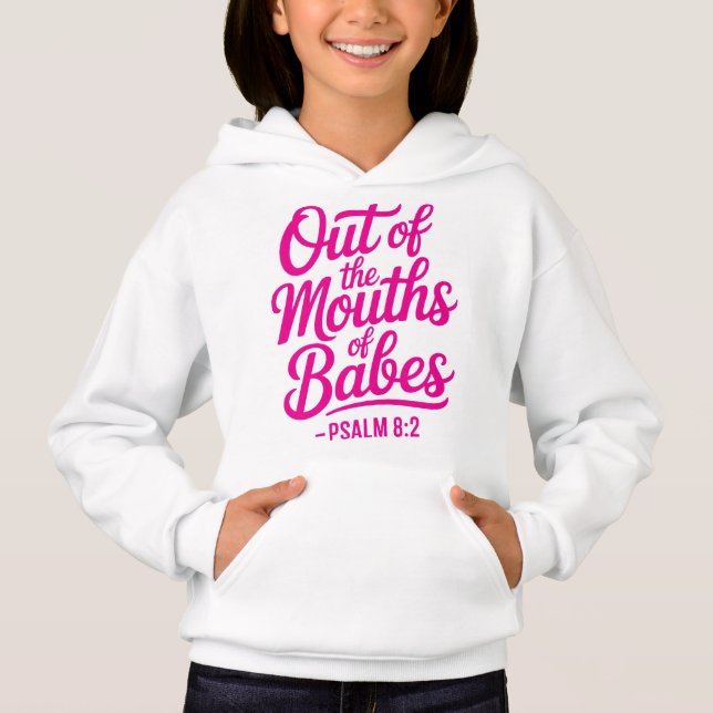 Kinder Psalmen Glauben Hoodie (Vorderseite)
