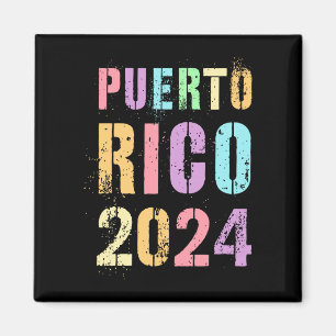Kinder Puerto Rico 2024 Urlaub vacay Winter Reise Magnet
