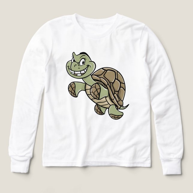 🐢 Kinder Pullover – Niedliche Schildkröte  (Design Vorderseite)