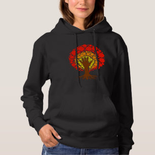 Kinder Punkte-Tag Baum der Punkte internationaler Hoodie