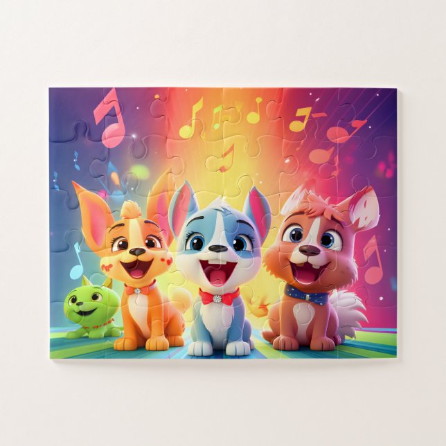 Kinder-Puzzle Puzzle (Horizontal)