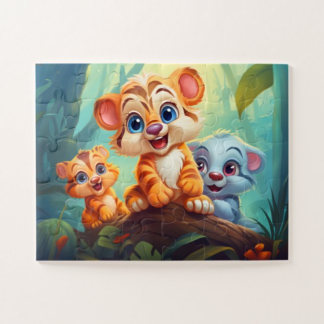 Kinder-Puzzle Puzzle (Horizontal)