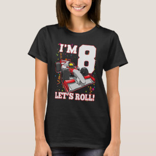 Kinder Race Car 8. Geburtstag Kleinkind Racing 8 Y T-Shirt