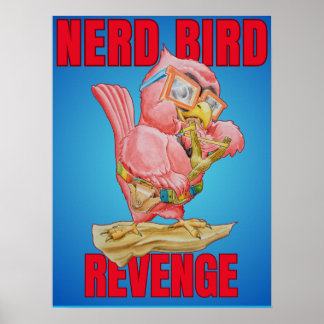 Kinder Rache des Nerd-Vogels Poster