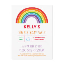 Kinder Rainbow Birthday Party Hübsch