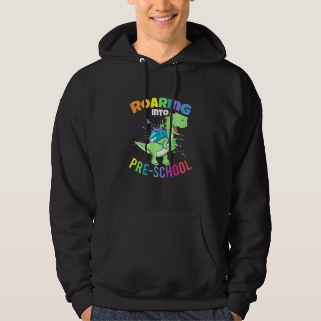 Kinder rauschen Kindermädchen aus der Vorschulzeit Hoodie (Vorderseite)