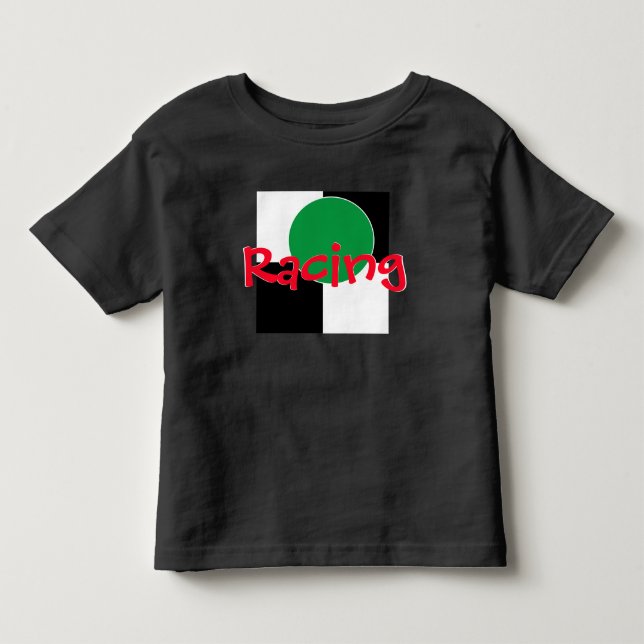 Kinder Red Racing Kleinkind T-shirt (Vorderseite)