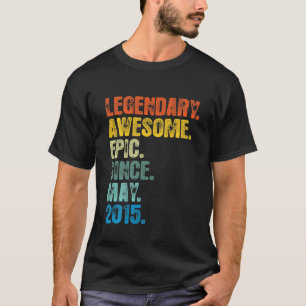 Kinder Retro Legendary seit Mai 2015 T 7 Jahre alt T-Shirt