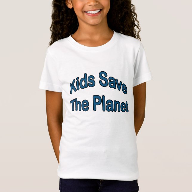 Kinder retten den Planeten T-Shirt (Vorderseite)