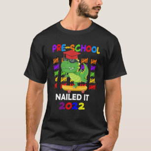 Kinder rex Pre-School Nails IT Abschluss Klasse O T-Shirt
