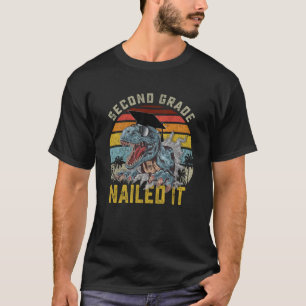 Kinder Rex zweiter Klasse nagelnagelnagelit Abschl T-Shirt