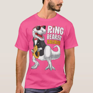 Kinder Ring Bearer Saurus Shirt Tux T Rex Wedding 