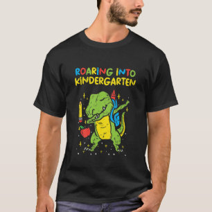 Kinder rochen in den Kindergarten Schlucken Trex D T-Shirt