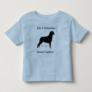 Kinder & Rottweilers gehören zusammen! Kleinkind T-shirt