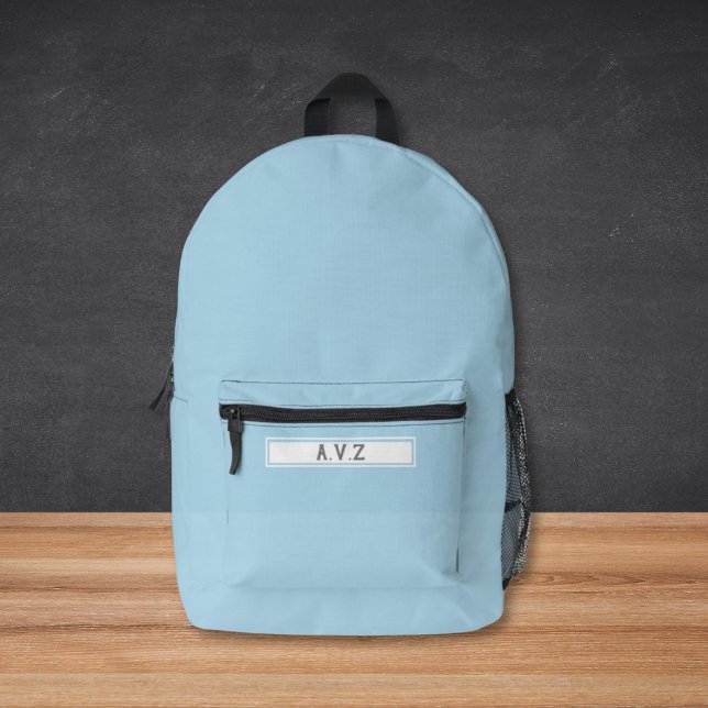 Kinder-Rucksack mit Initialen - Zurück zur Schule Bedruckter Rucksack (Kids School Backpack Monogrammed Initials)
