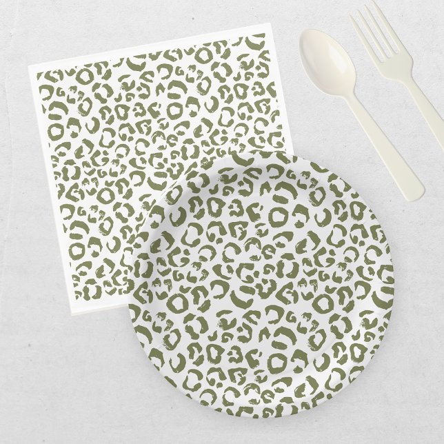 Kinder-Safari-Leoparden-Geburtstagsfeier Serviette (Von Creator hochgeladen)