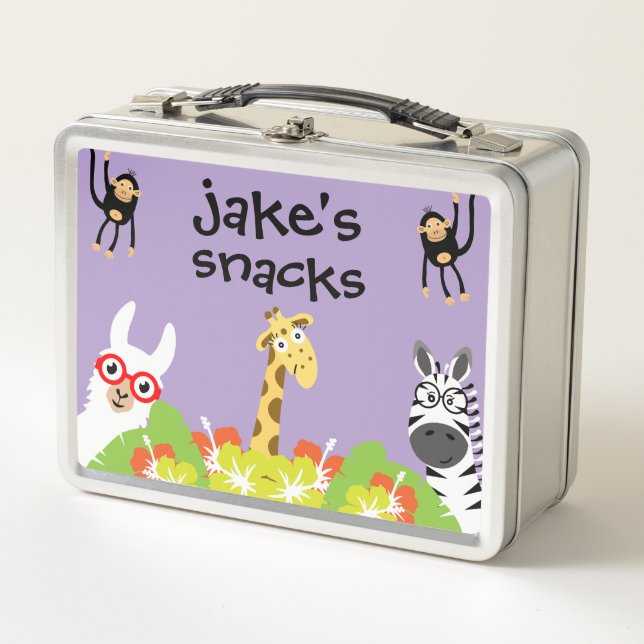 Kinder Safari Metall Brotdose