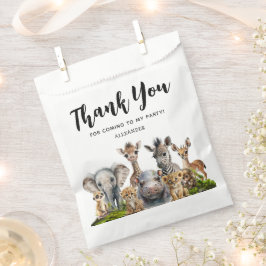 Kinder Safari Tiere Geburtstag Geschenktütchen