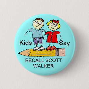 KINDER SAGEN RÜCKRUF-SCOTT-WANDERER BUTTON