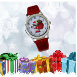 Kinder Santa eWatch Weihnachten Armbanduhr<br><div class="desc">Die Kinder in Ihrem Leben werden diese strahlend rote Uhr mit dem Weihnachtsmann und seiner Tüte Spielzeug für die Ferien Liebe!</div>