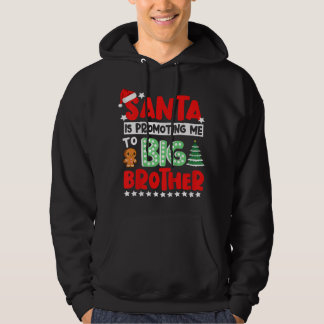 Kinder Santa fördert mich zum großen Bruder Christ Hoodie