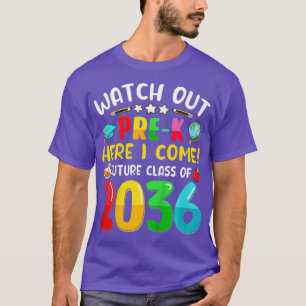 Kinder schauen sich vor, hier komme ich in die zuk T-Shirt