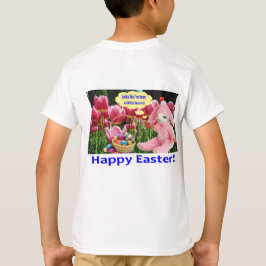 Kinder schlagen. Happy Oaster. Alpaca/Hunny T-Shirt