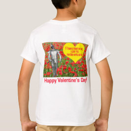 Kinder schlagen. Herzlichen Glückwunsch Valentinst T-Shirt