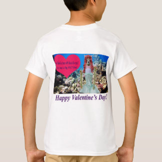 Kinder schlagen. Herzlichen Glückwunsch Valentinst T-Shirt