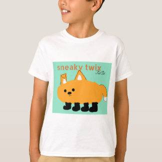 Kinder schnarchen Zweige, fettes Shirt
