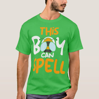Kinder schreiben Spiele Word Rechtschreibung Konku T-Shirt