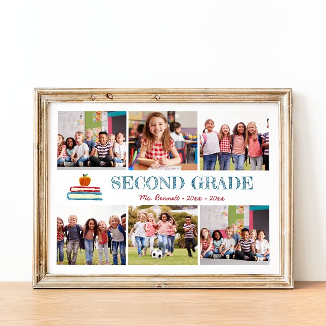 Kinder Schuljahr Keepake Foto Collage Print Poster (Von Creator hochgeladen)