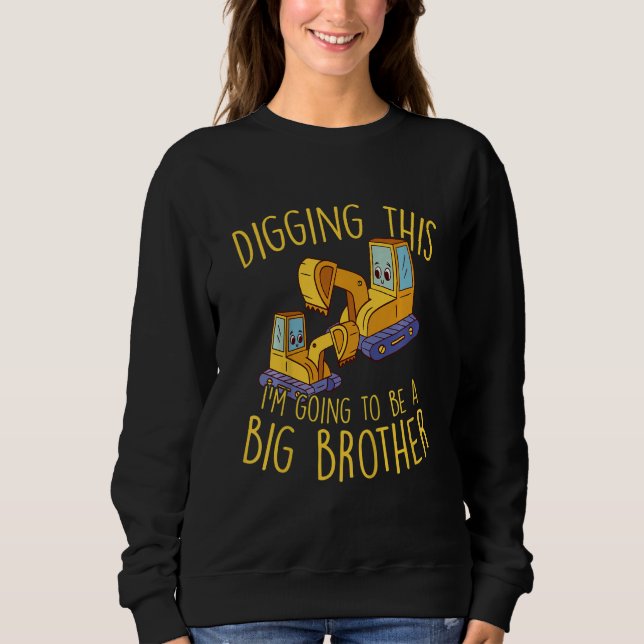 Kinder Schwangerschaft Ankündigung werde ich ein g Sweatshirt (Vorderseite)