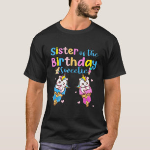 Kinder-Schwester des Geburtstags Sweetie Girl Ice  T-Shirt