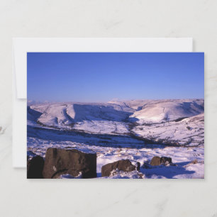 Kinder Scout Edale Holiday Card Feiertagskarte