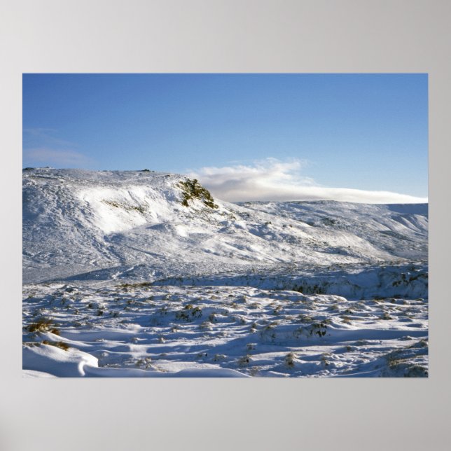 Kinder Scout Winter Holiday Card Poster (Vorne)