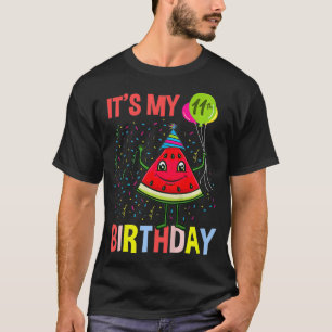Kinder sein 11. Geburtstag Wassermelon T-Shirt