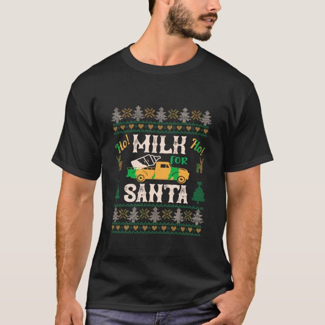 Kinder Shirt Große Santa Mila Flasche (Vorderseite)