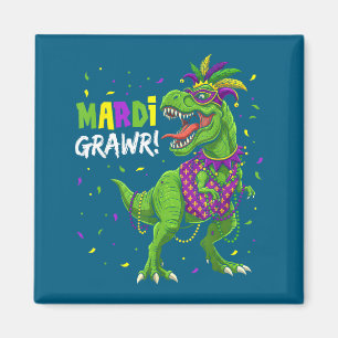 Kinder-Shirt Mardi Grawr Rex Dinosaur Kleinkind Magnet