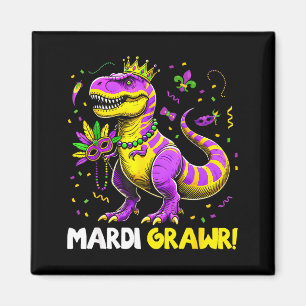 Kinder-Shirt Mardi Grawr Rex Dinosaur Kleinkind Magnet