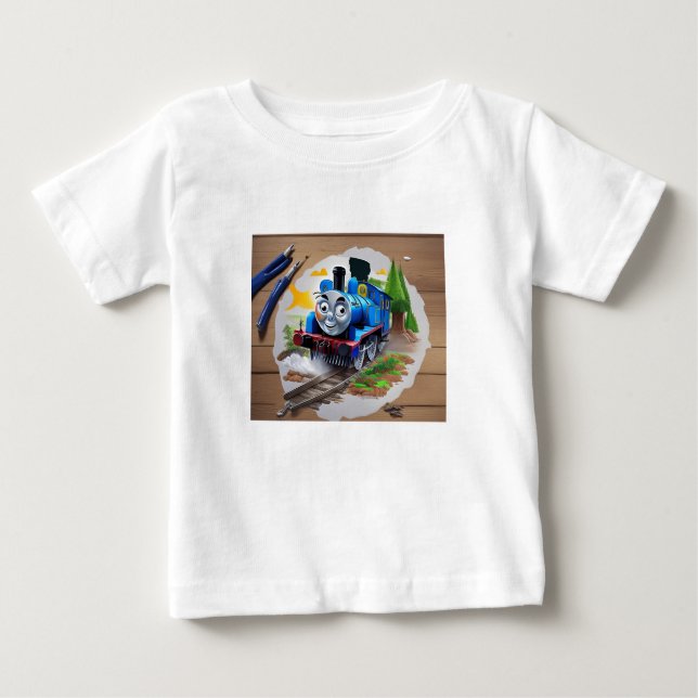 Kinder Shirt Thomas trainieren (Vorderseite)