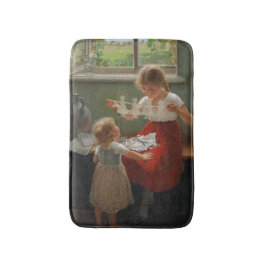 Kinder Silhouetten machen (Niedliche Kinder spiele Badematte