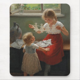 Kinder Silhouetten machen (Niedliche Kinder spiele Mousepad