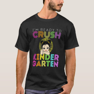 Kinder sind bereit, den Kindergarten in Asien zu z T-Shirt