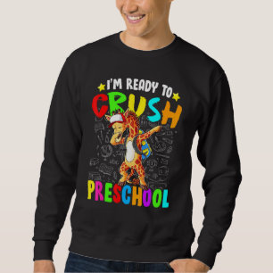 Kinder sind bereit, die Pre-K Giraffe Dab in der V Sweatshirt