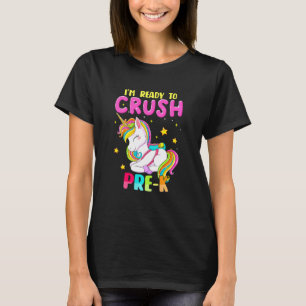 Kinder sind bereit, Pre-K-Einhorn zu zerdrücken, u T-Shirt