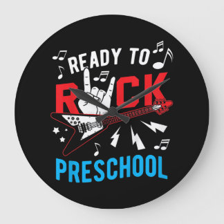 Kinder sind bereit, um in der Vorschule eine sonni Große Wanduhr