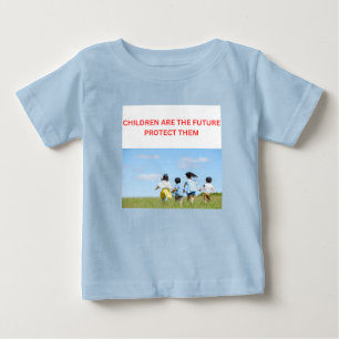 KINDER SIND DIE ZUKUNFT SCHÜTZT SIE BABY T-SHIRT