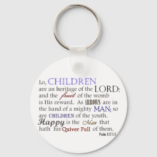 Kinder sind ein Erbe des LORDS Schlüsselanhänger