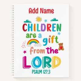 "Kinder sind ein Geschenk", schreiben und zeichnen Notizbuch